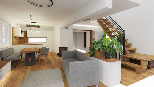 Raumkonzept für Haus und Wohnung