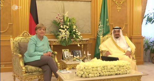 30.04.2017 – ZDF Heute Journal 21:45 Uhr Merkel in Saudi-Arabien 