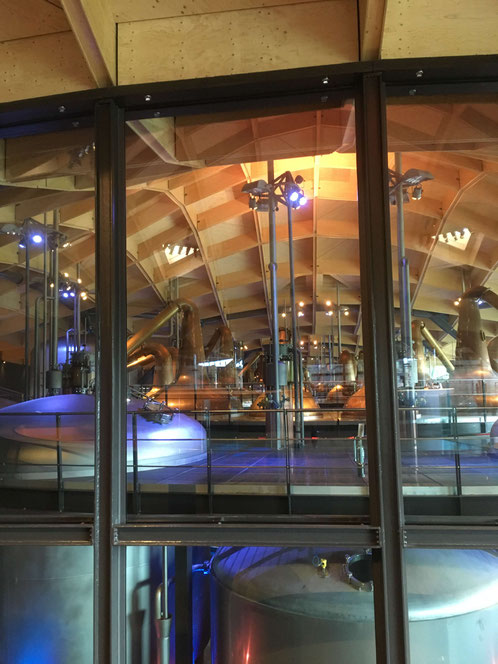 View into Macallan Distillery