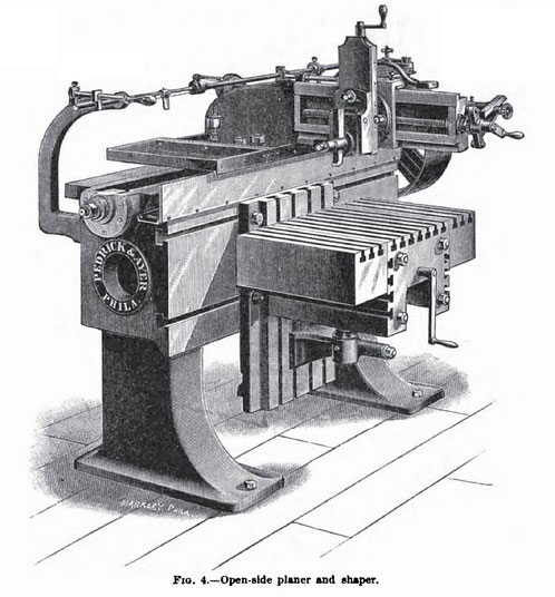 1895 Article-Pedrick & Ayer, Open Side Planer & Shaper