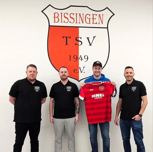 Christoph Hofer (Sportlicher Leiter Herren), Robin Bräuninger (Co-Trainer), Mark-André Wimmer (Trainer Saison 26/27), Joachim Keis (Abteilungsleiter) v.l.n.r.