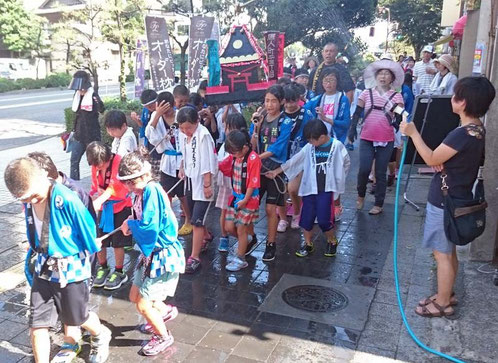 当仁校区　夏祭り　子供みこし