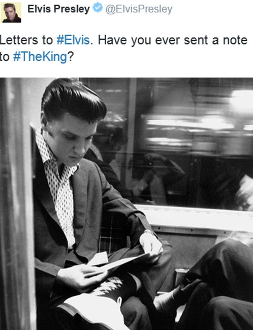 Elvis Presley@ElvisPresley, Tweed, 08:31 Uhr – 13. Okt. 2015