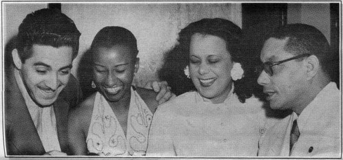 Nelson, Celia, Gloria Díaz y Rogelio.