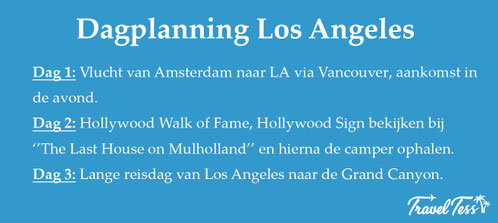 Dagplanning Los Angeles
