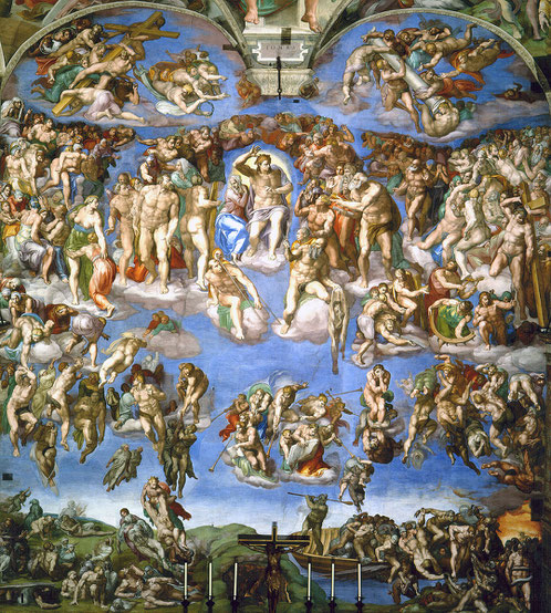 Le Jugement dernier, Michelangelo, 1536-1541