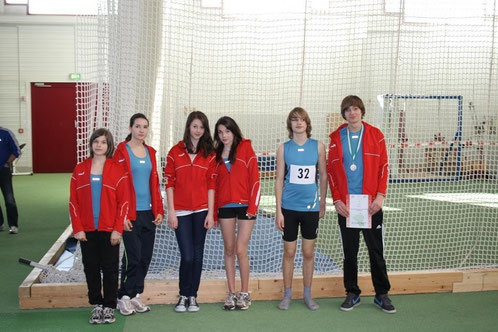 Hallen-Nordrheinmeisterschaft_Leverkusen / Sabrina Lieb, Chantal Würschinger, Sinje Cremer, Jana Eck, Philipp Eßer u. Felix Becker