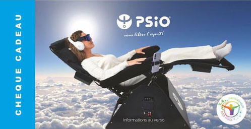 cheque cadeau PSiO - seance relaxotherapie et vibroacoustique combinees valeur 55€ site alain rivera rochefort 17300