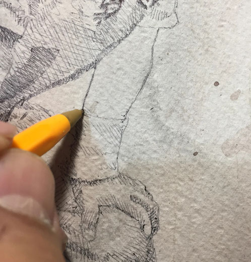 retrato al oleo Mauricio Moran Estudio De Arte 