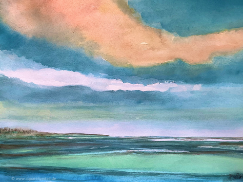 Hoher Himmel (36 x 48 cm)