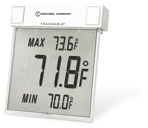 Termómetro digital ambiental con sonda interna y certificado trazable a NIST 4160