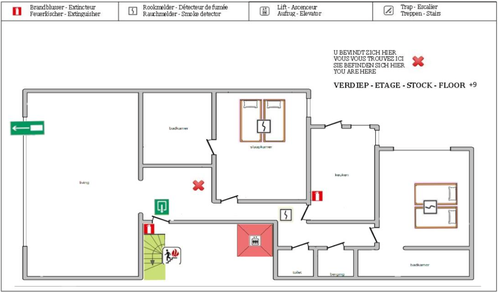 Plan de l'appartement 