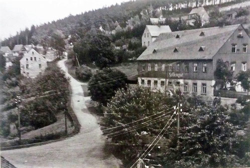 Das Felsengut 1950 Quelle: Bildarchiv der Gemeinde Burkhardtsdorf