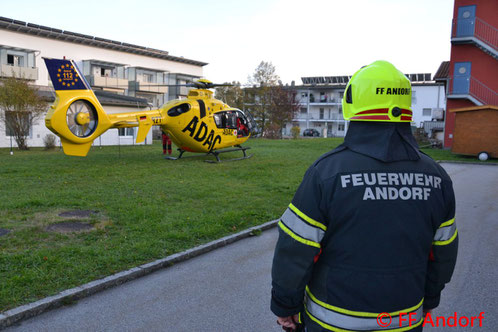 Feuerwehr; Blaulicht; FF Andorf; Brand; Bewusstlose Person;