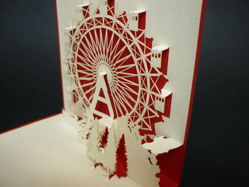 Carte Kirigami Joyeux Noël