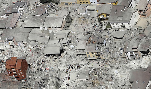 Amatrice dopo il Terremoto