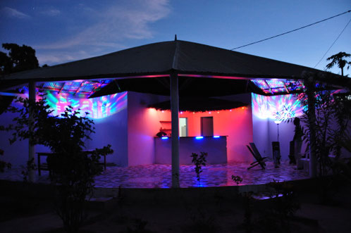 Senegal-Reisen, Urlaub bei Freunden, Gästehaus Abendstimmung