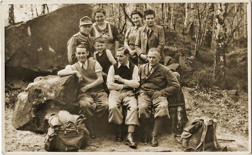 Bergsteigergruppe, privates Foto