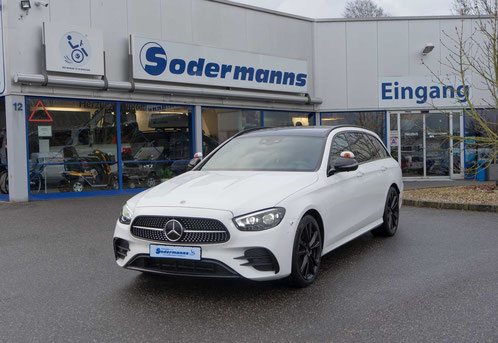 Behindertengerechter Mercedes-Benz E 220 D 4-Matic Selbstfahrerumbau, Sodermanns