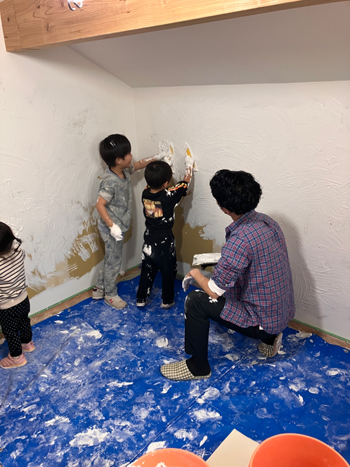 塗り壁体験