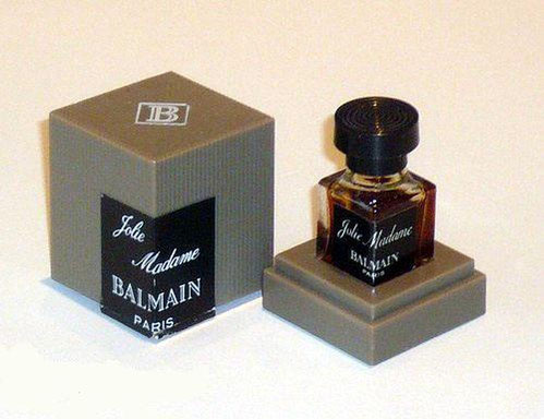 JOLIE MADAME - MINIATURE PARFUM SECTION CARREE - DANS BOÎTE EN PLASTIQUE