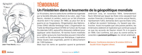 Côté Brest n° 584, 5 novembre 2025