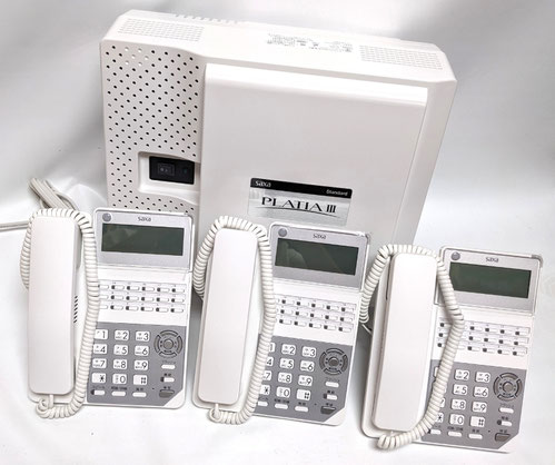 新品・限定４セット！置型３台  SAXA　最新型番★主装置  PT3000Std-R ３9万円