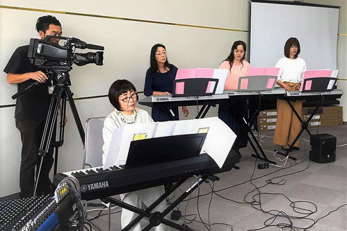画像：ピアノde脳活福井の体験会が、テレビ番組にて紹介されました！