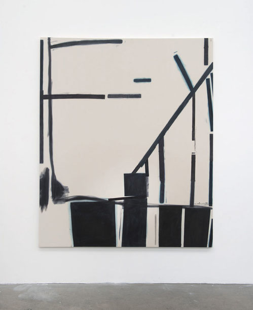 Heiner Blumenthal l untitled, 2013/14, 270 x 190 cm  I pigment, alcyd on cotton