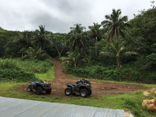 See inner Rarotonga on a quad bike