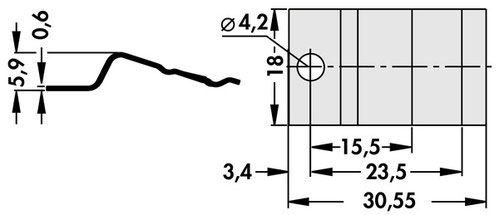 THFK247 Fischer Elektronik トランジスタ固定用スプリング