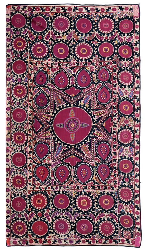 Antique Suzani. Tapis et kilims nomades. kilimmesoftly.ch. 