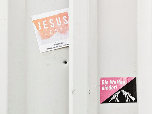 Fotoprojekt "Jesus klebt" des Fotografen aus München