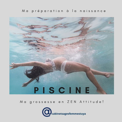 préparation naissance grossesse piscine