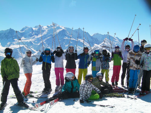 Une dernière journée 100% ski avec toujours un très beau soleil !