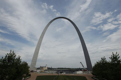 Das Gateway Arch in St. Louis