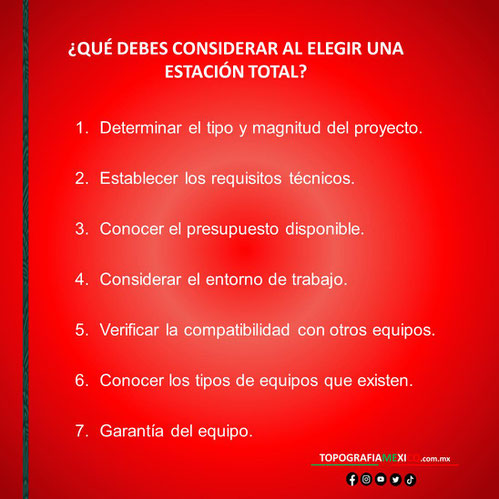 dudas diferencias consideraciones para compra de estacion total