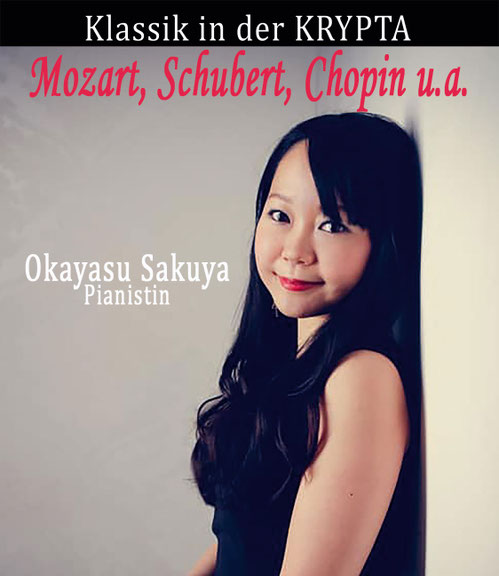 Mozart, Schubert, Chopin u.a.   Klavierkonzert  in der KRYPTA