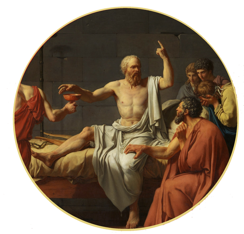 La mort de Socrate (Détail), J-L. David, 1787