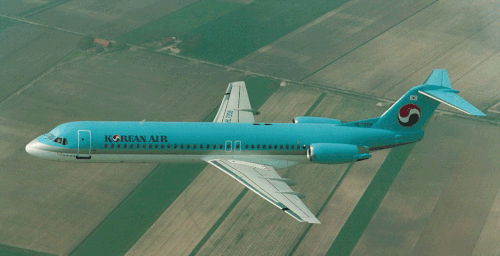 Zwölf Fokker 100 gehörten einst zur Flotte von Korean Air/Courtesy: Fokker