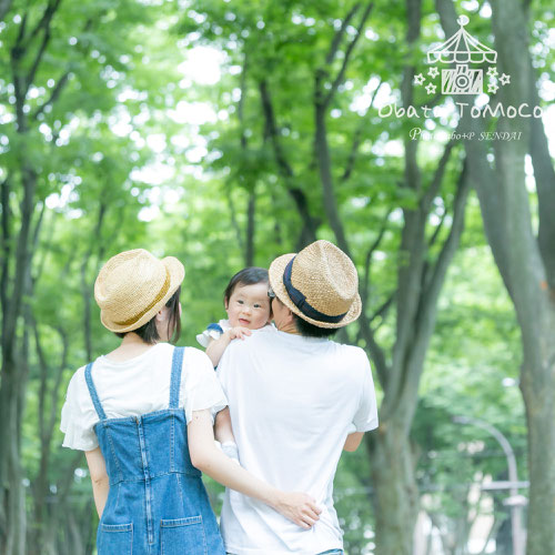 宮城仙台 秋田大館 出張写真撮影 スタジオのない写真館 女性カメラマン小畑トモコ PhotoLabo+P フォトラボプラスP 家族写真