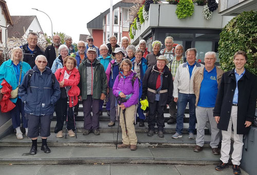 Nach sechs Etappen auf dem Kinzigtäler Jakobusweg trafen die Schweizer Jakobsfreunde am Zielort in Schutterwald ein.