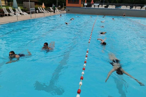 Training der SSG Weil im Freibad (Foto: SSG Weil)