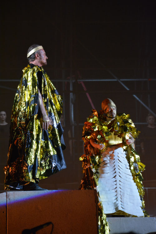 Walter Fraccaro and Carlo Colombarain Aida at Arena Pula