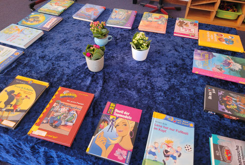Eine bunte Auswahl an Büchern bot ausreichend Lesestoff bis zum Einschlafen.
