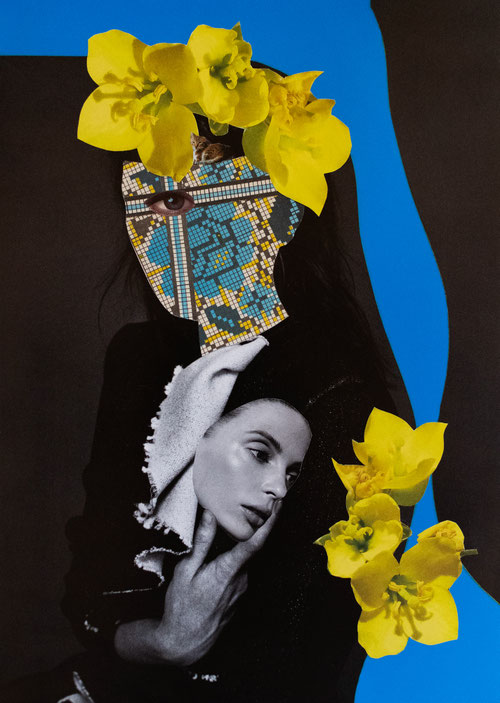 «I am me, you are you» 2022 / 21х29,5cm. / analog collage