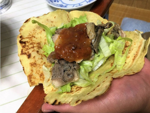 タコパ、タコスパーティー、鉄板、タコス、トルティーヤ、オサエちゃん、タコミート、サルサ、マサ、トウモロコシ、粉、鉄板料理、ワカモレ、ニコラシカ、コヨーテ