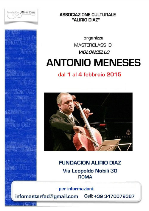 Masterclass Antonio Meneses in Rome