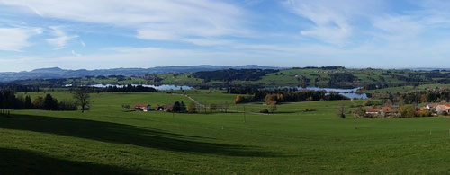 Blick auf Rottachsee hinterm Haus