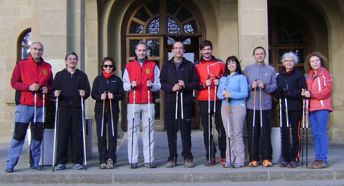 El primer curso para Instructores organizado por Urban Walking  , Vic, Diciembre 2012